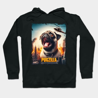 Pugzilla Dog Lover Puppy Trainer Animal Hoodie